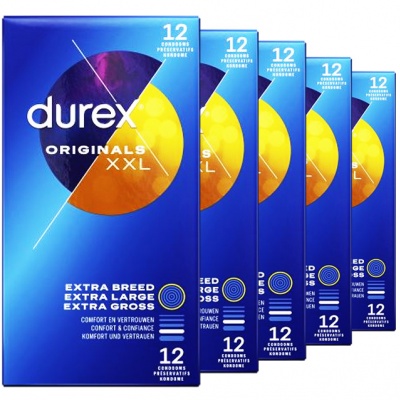 Durex Originals XXL (60mm) (48st + 12st GRATIS)
