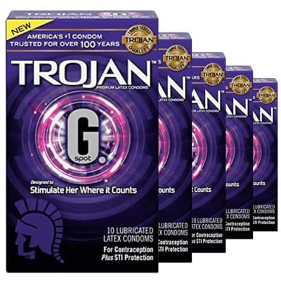 Trojan G-Spot condooms (40st + 10st GRATIS)