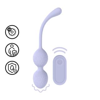 Loveline – Vibrating Bead Kegel met Afstandsbediening — lila