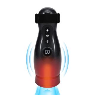 Virtuo - Zuig- en vibratie masturbatorpomp met telefoonaansluiting — Gun Metal