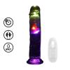 RealRock – Transparante LED Dildo met Afstandsbediening