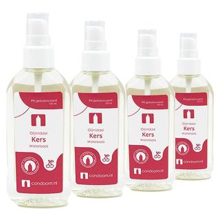 Condooms.be Glijmiddel Kers  — 2 + 2 Gratis