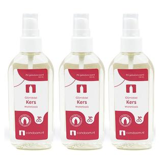 Condooms.be Glijmiddel Kers  — 2 + 1 Gratis