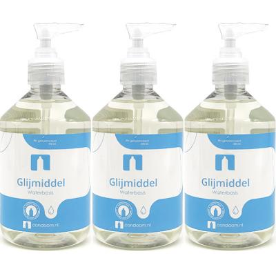 Condooms.be Glijmiddel Waterbasis (2 x 500ml + 1 x 500ml Gratis)
