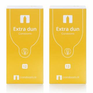 Condooms.be Extra dun Condooms &mdash; 1 + 1 Gratis
