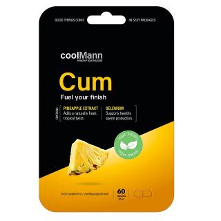 CoolMann - Cum Voedingssupplement - Ananas &mdash; 60 Capsules