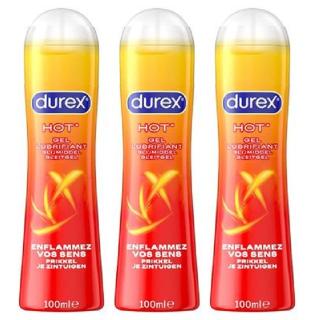 Durex hot &mdash; 3x 100ml