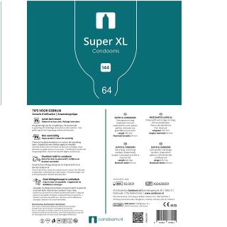 Condoom.nl Super XL Condooms 64mm &mdash; 144 stuks