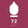 Condoom Maat 72 — XXXXL Condooms met Nominale Breedte 72 mm