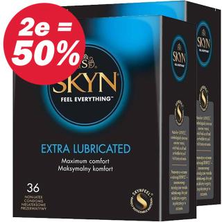  Skyn Extra Lubricated Latexvrije condooms &mdash; 2e artikel 50% korting