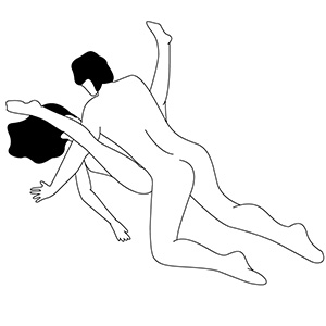 zeester standje variatie - alternatieve seksstandjes waarbij de passieve partner de benen gespreid heeft. De meeste mannen geven voorkeur aan dit zeester standje naast het doggy style standje.